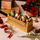 Yule log: Chestnut and Honey-Chocolate Box (2 lbs) 節日蛋糕: 栗子蜂蜜朱古力蛋糕 (2磅)