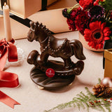 Chocolate Rocking Horse with Crunchy Pearls and Candy Fruits (1 pc) 脆珠乾果搖搖馬朱古力 (1件)