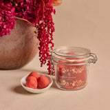 Freeze-dried Strawberry Dipped in Sugar-Free White Chocolate in Jar (130g) 凍乾士多啤梨佐無糖白朱古力 (130g)
