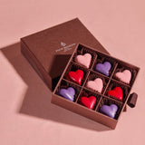 Valentine's Day Heart-Shaped Chocolate Bonbon in Box (9 pcs) 情人節心形朱古力禮盒 (9粒)