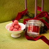 Freeze-dried Strawberry dipped in Sugar-free White Chocolate in Jar (130g) 凍乾士多啤梨佐無糖白朱古力 (130g)