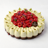 Sicilian Pistachio-68%Chocolate-Raspberry Cake (2 Pounds) 西西里開心果朱古力紅莓蛋糕（2磅）