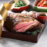 Roasted Australian 100 days Grass Fed Beef Striploin, Black Pepper Sauce + 4 Side Dishes (2kg, for 4 - 6 persons) 烤澳洲百日草飼牛扒、黑胡椒汁(2公斤) 伴四款配菜 (供四至六人享用)